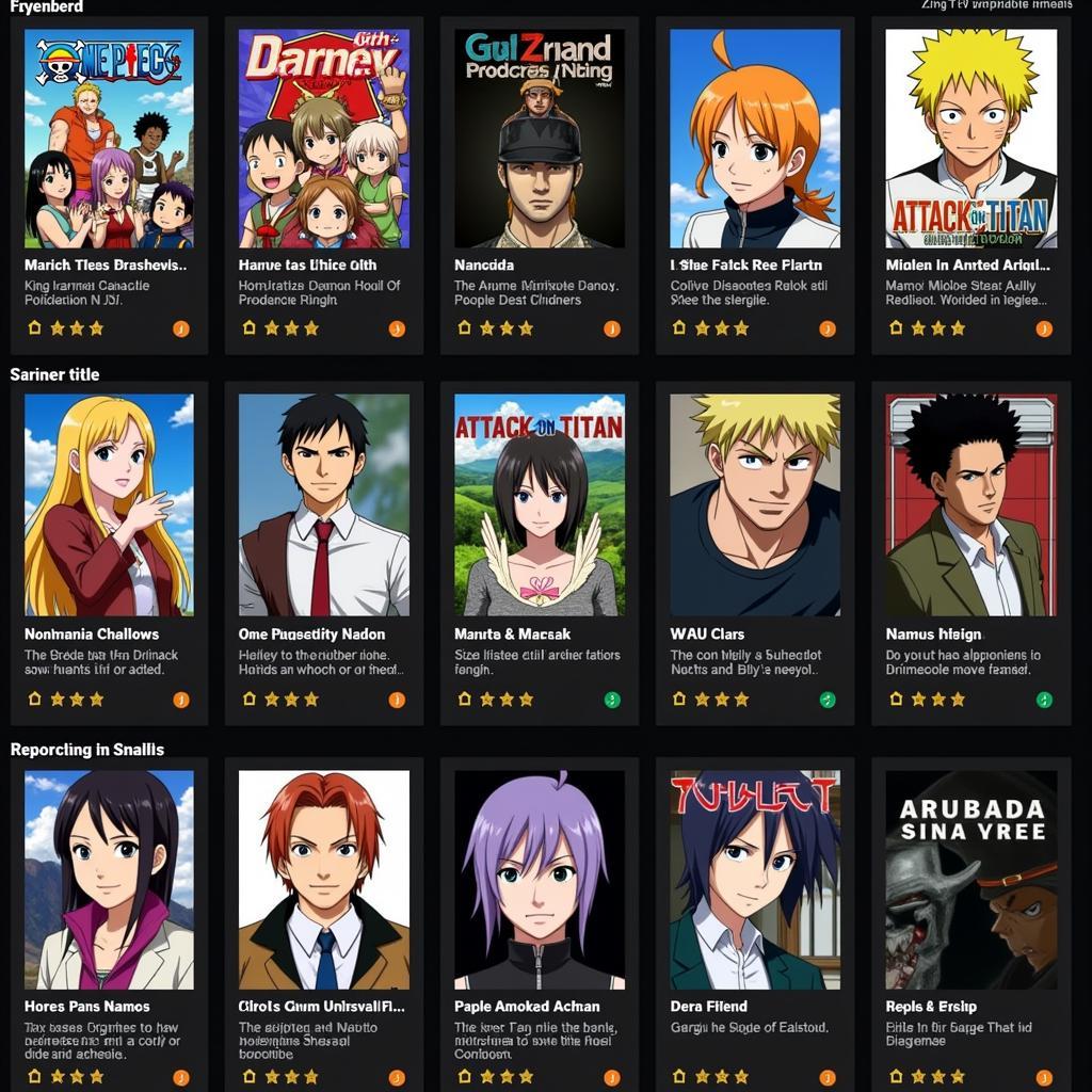 Top anime hay nhất trên Zing TV