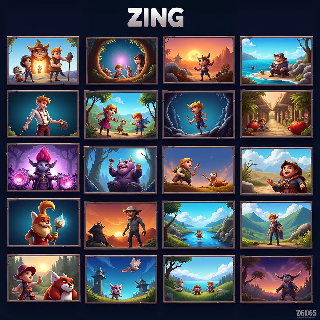 Trải nghiệm game Zing