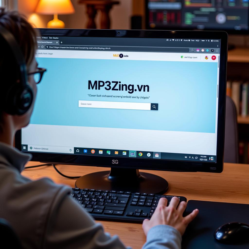 Truy cập website MP3 Zing để bắt đầu tải nhạc