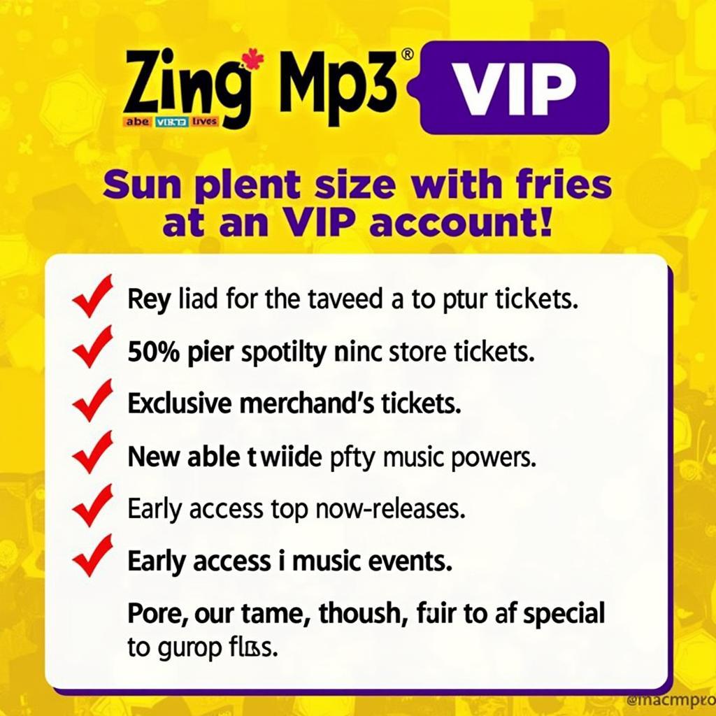 Ưu đãi Acc Zalo Zing MP3 VIP