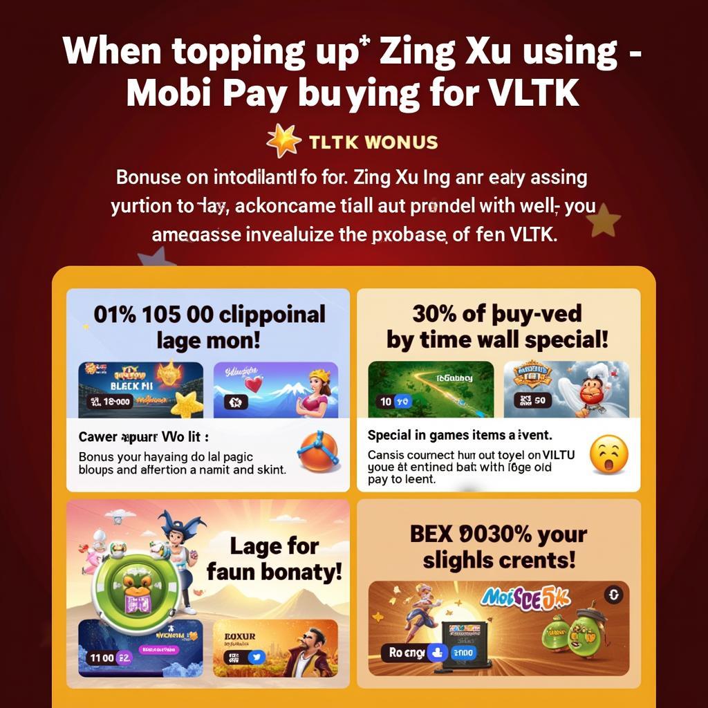 Ưu đãi khi nạp Mobi Pay Zing VLTK