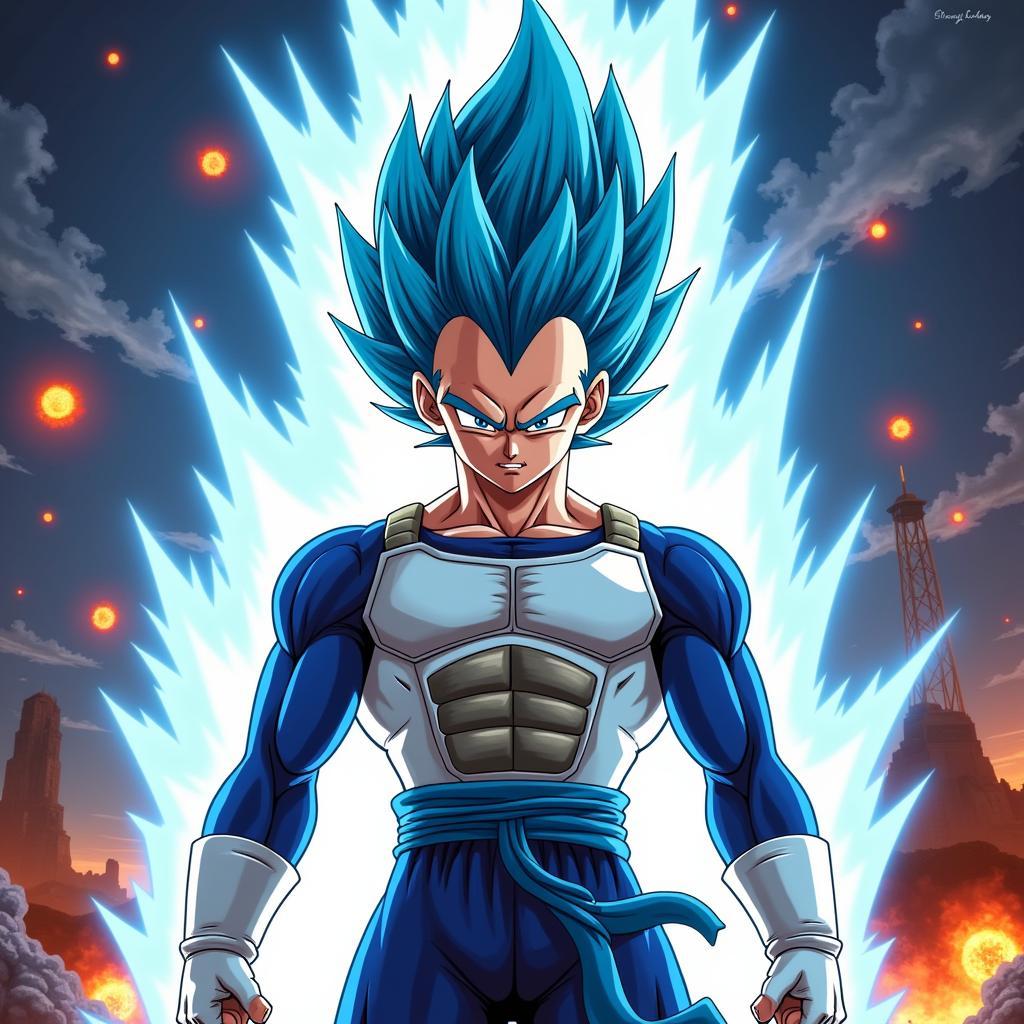 Vegeta Siêu Saiyan Blue Evolution trên Zing TV