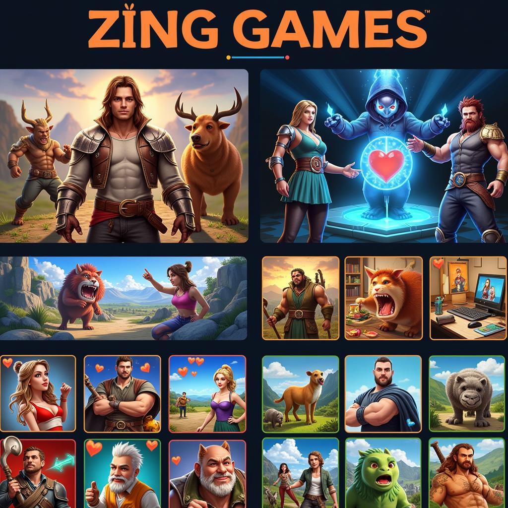 Thế giới game đa dạng trên Zing