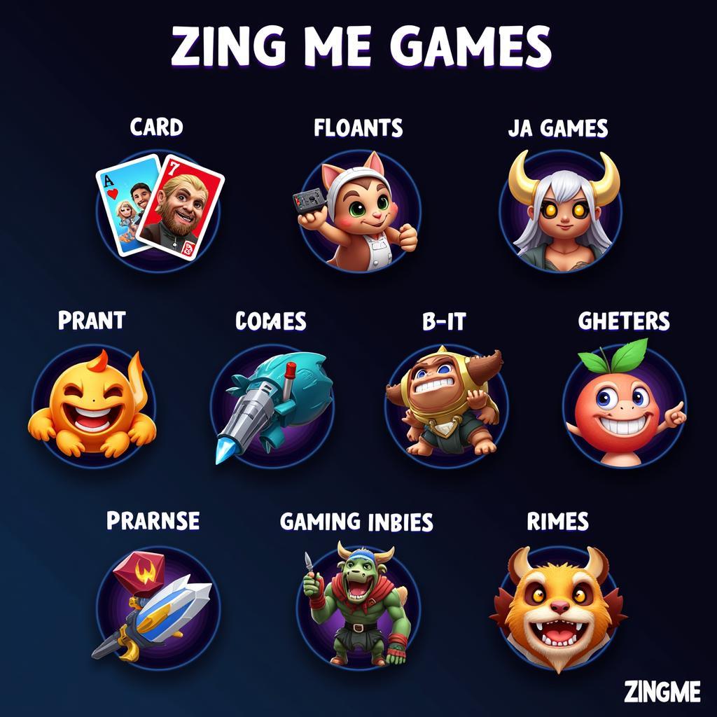 Danh sách game nổi bật trên Zing Me Game