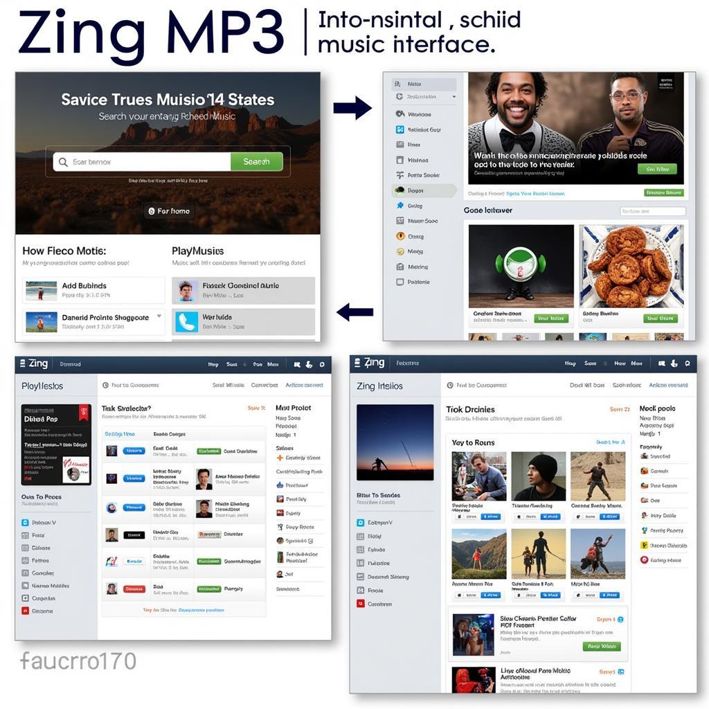 Giao diện Zing MP3 năm 2014