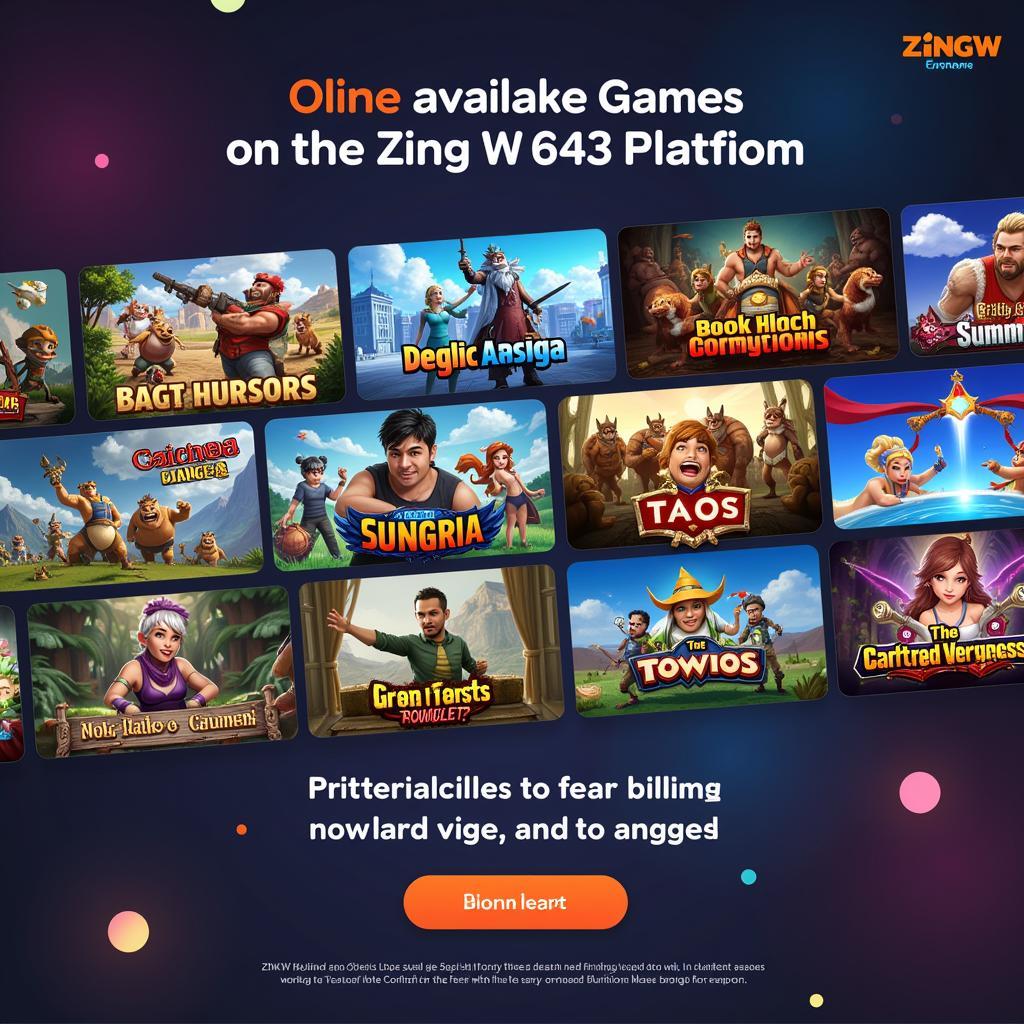 Trải nghiệm game online đỉnh cao trên Zing W