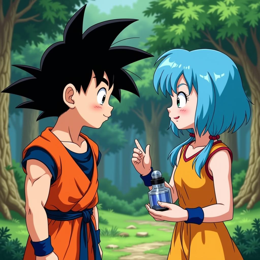 Goku gặp Bulma lần đầu