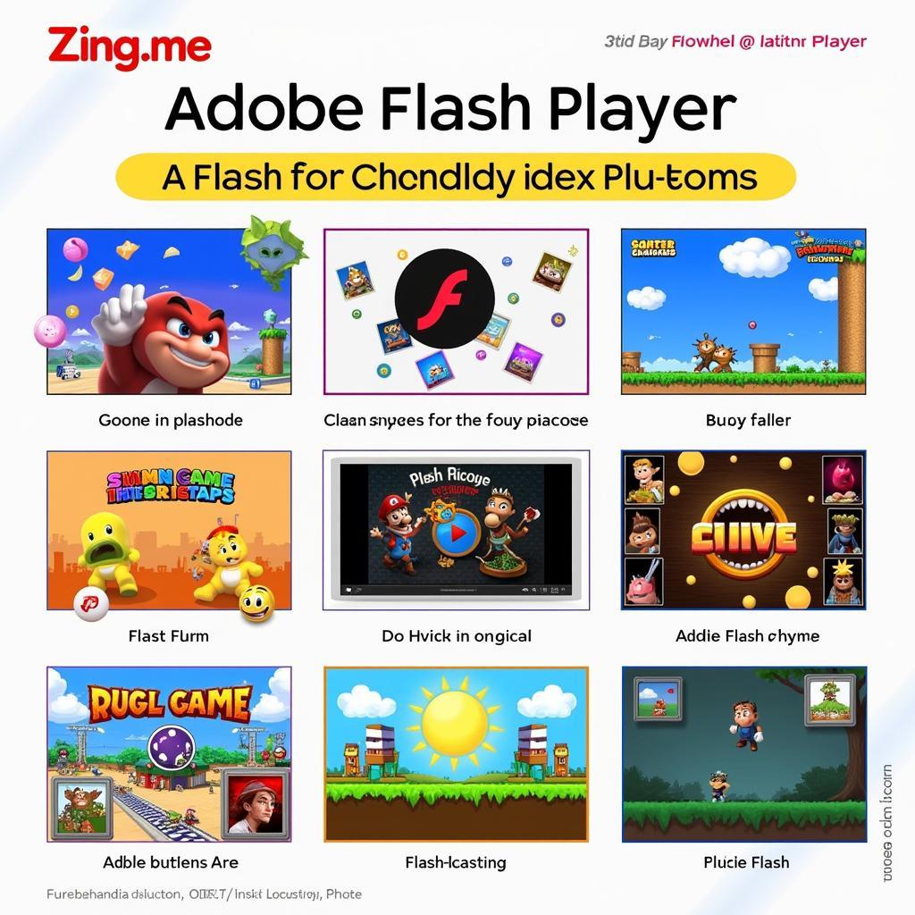 Adobe Flash Player và Zing Me thời hoàng kim