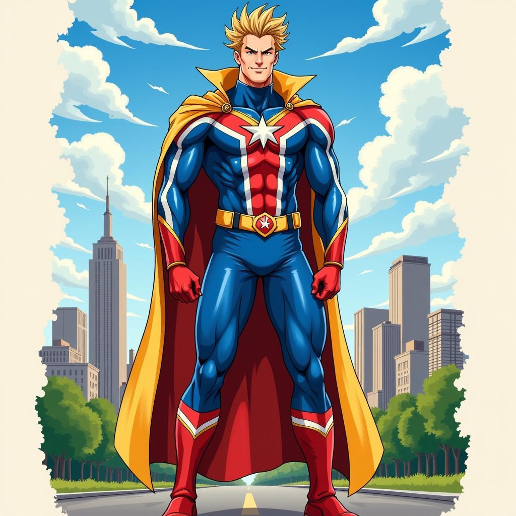 All Might, biểu tượng của hòa bình và công lý trong My Hero Academia Season 1 trên Zing TV