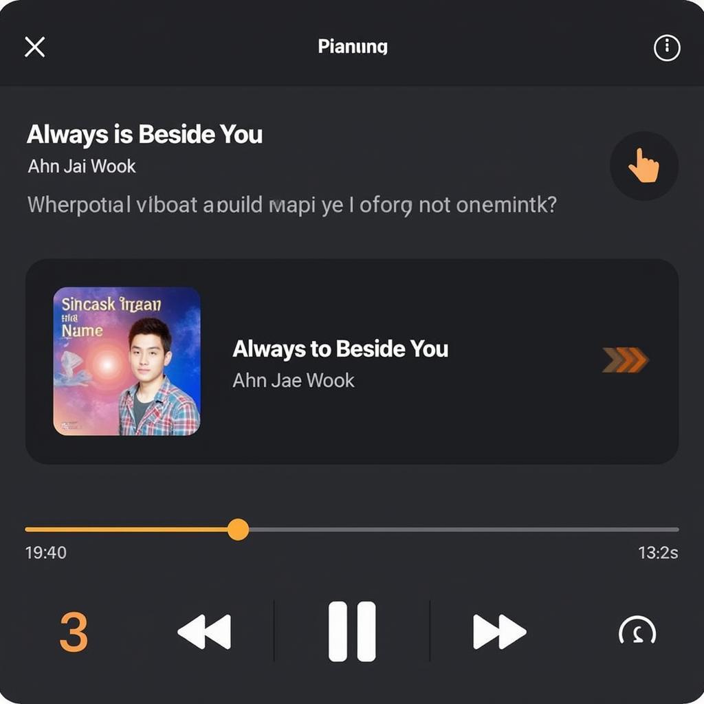 Giao diện nghe nhạc Always Beside You trên MP3.Zing