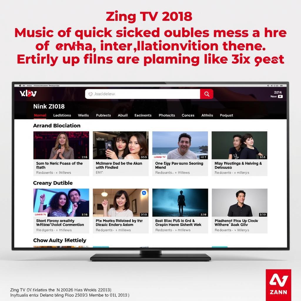 Âm nhạc trên Zing TV 2018