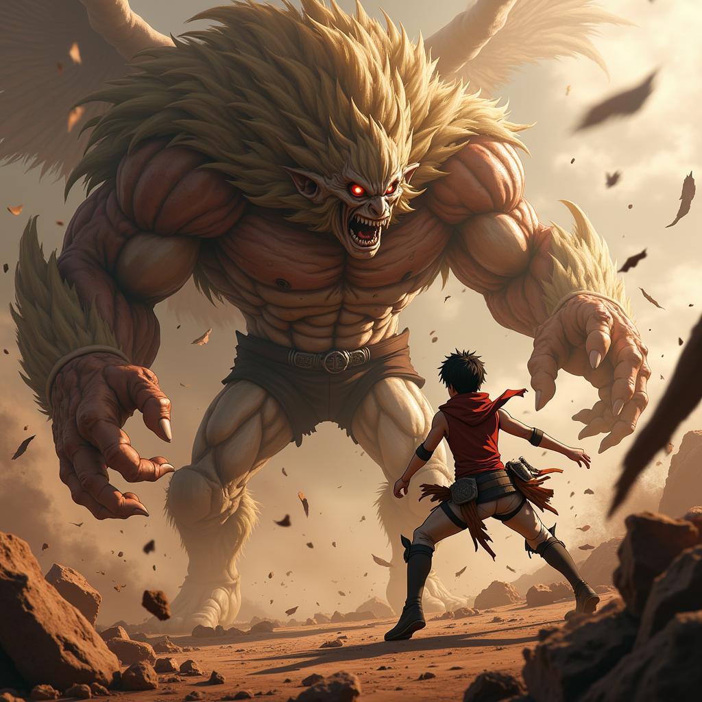 Eren Yeager biến hình thành Titan trong Attack on Titan Season 2 trên Zing