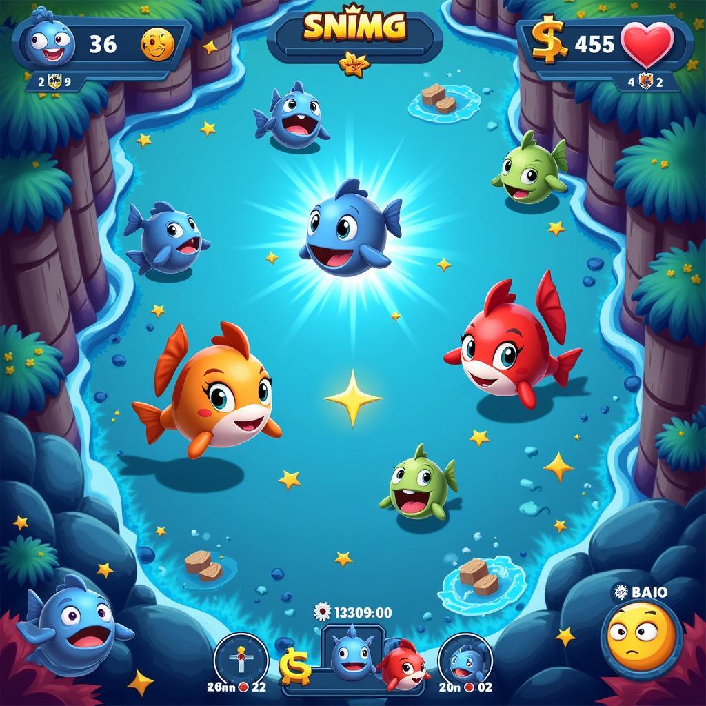 Game Bang Bang Zing Me với tiền cá xanh huyền thoại