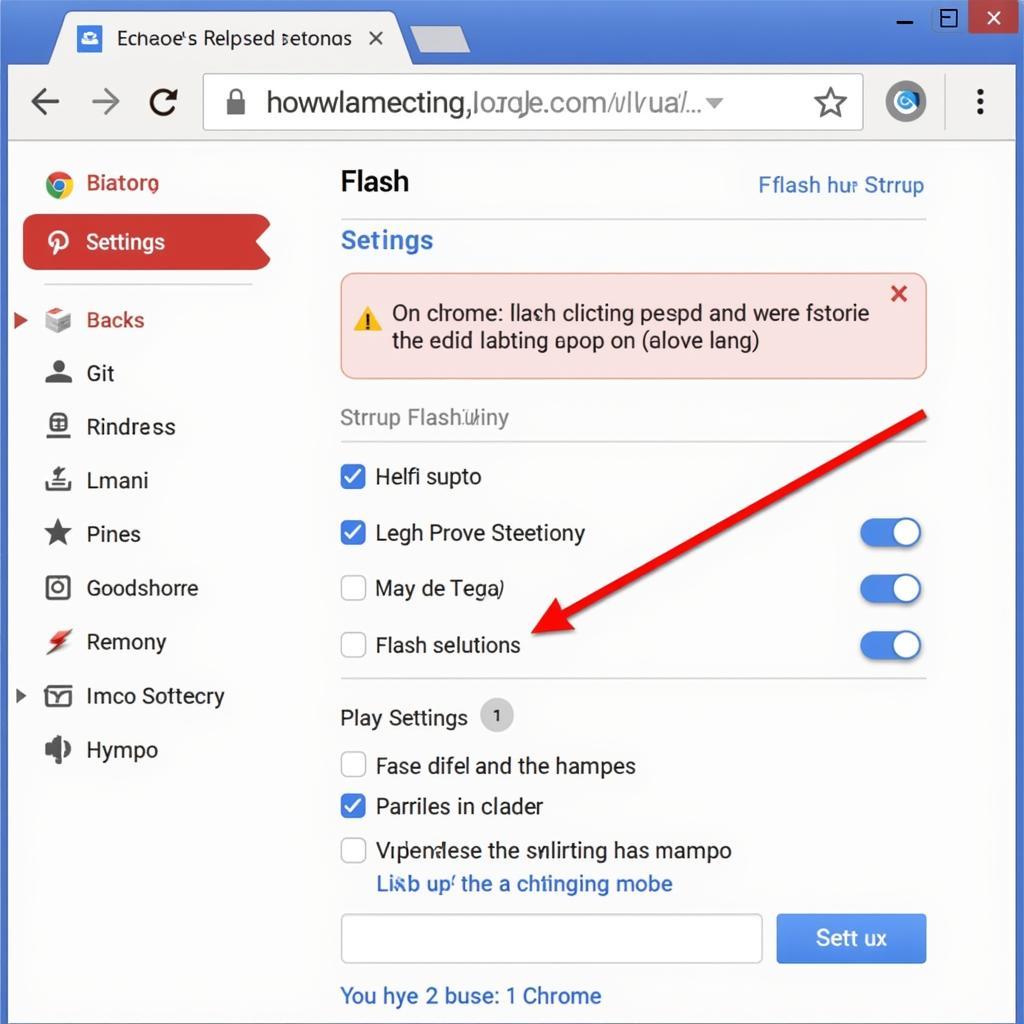 Bật Flash Tá Lả Zing Chrome