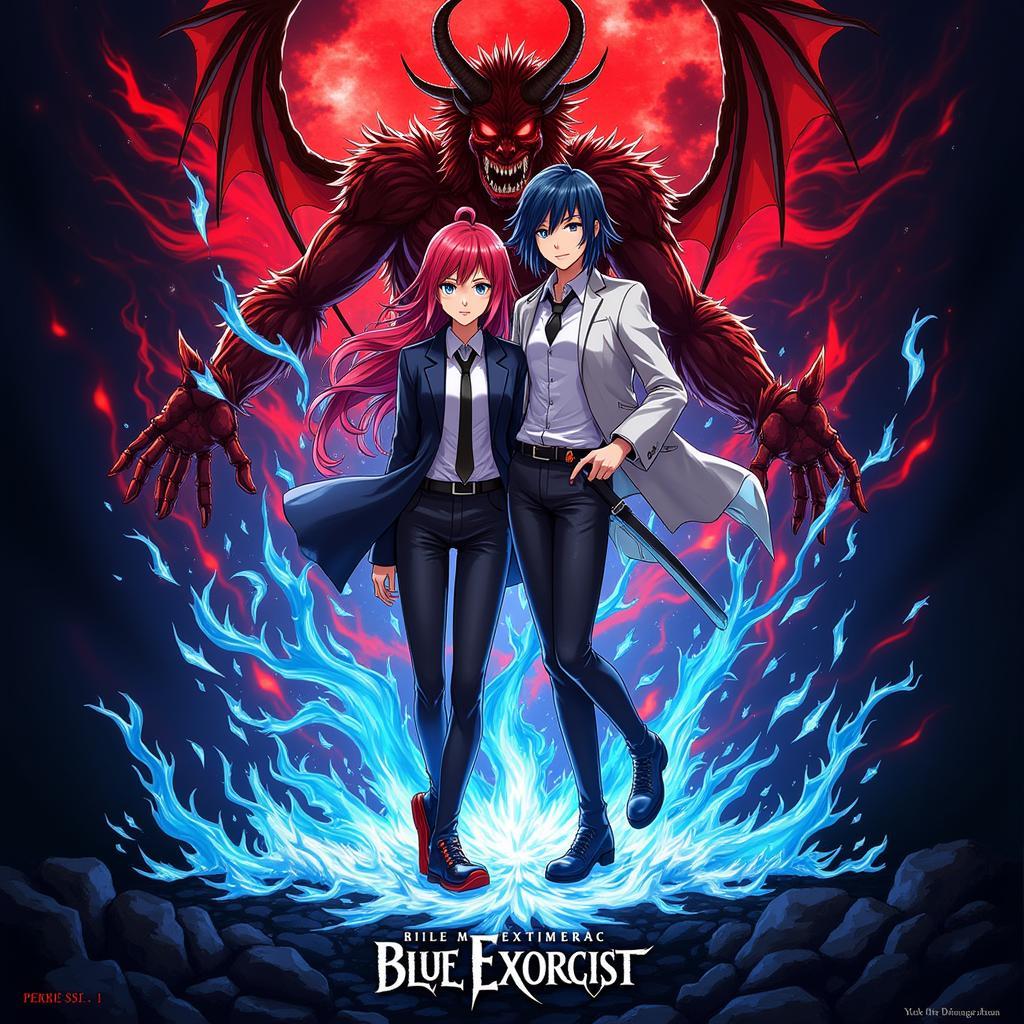 Poster Blue Exorcist SS1 trên Zing TV