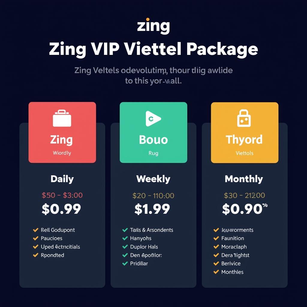 Các gói cước Zing VIP Viettel: Gói ngày, gói tuần, gói tháng