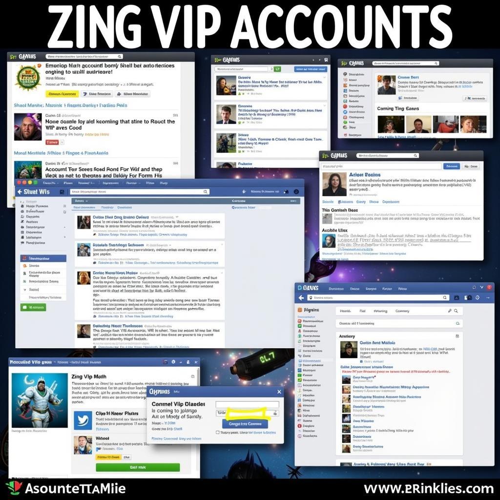 Các kênh tìm kiếm acc Zing VIP