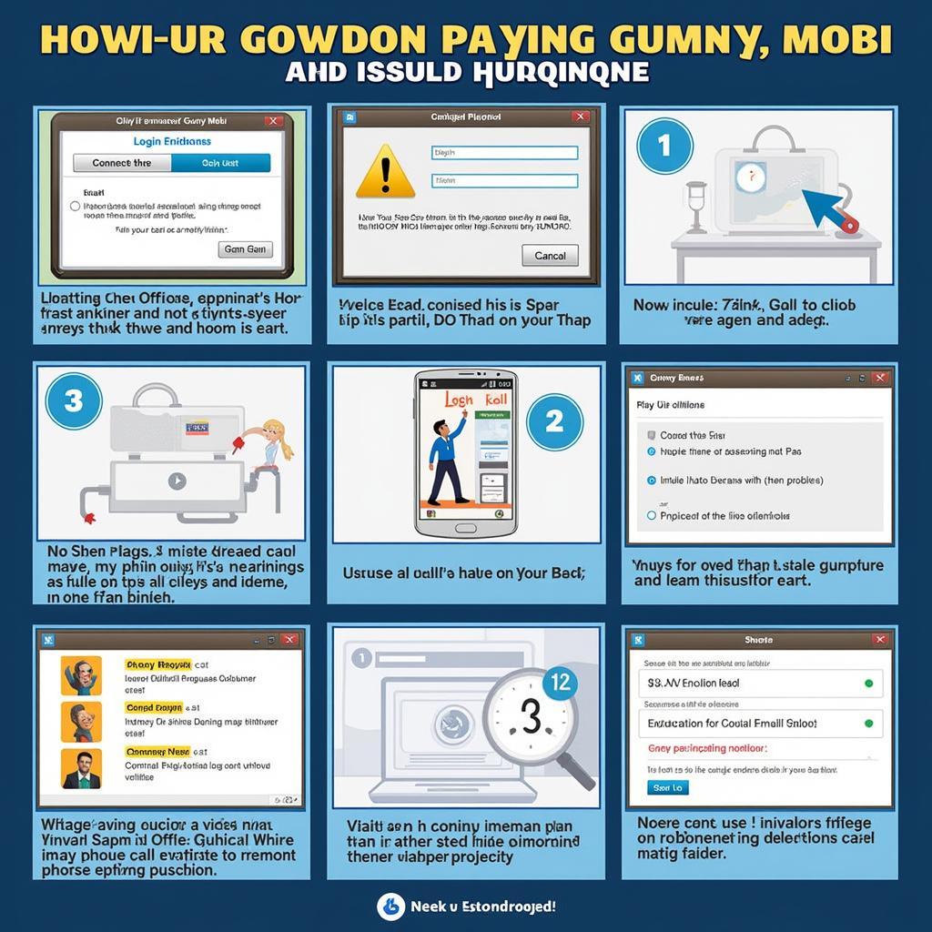 Các vấn đề thường gặp khi chơi Gunny Mobi