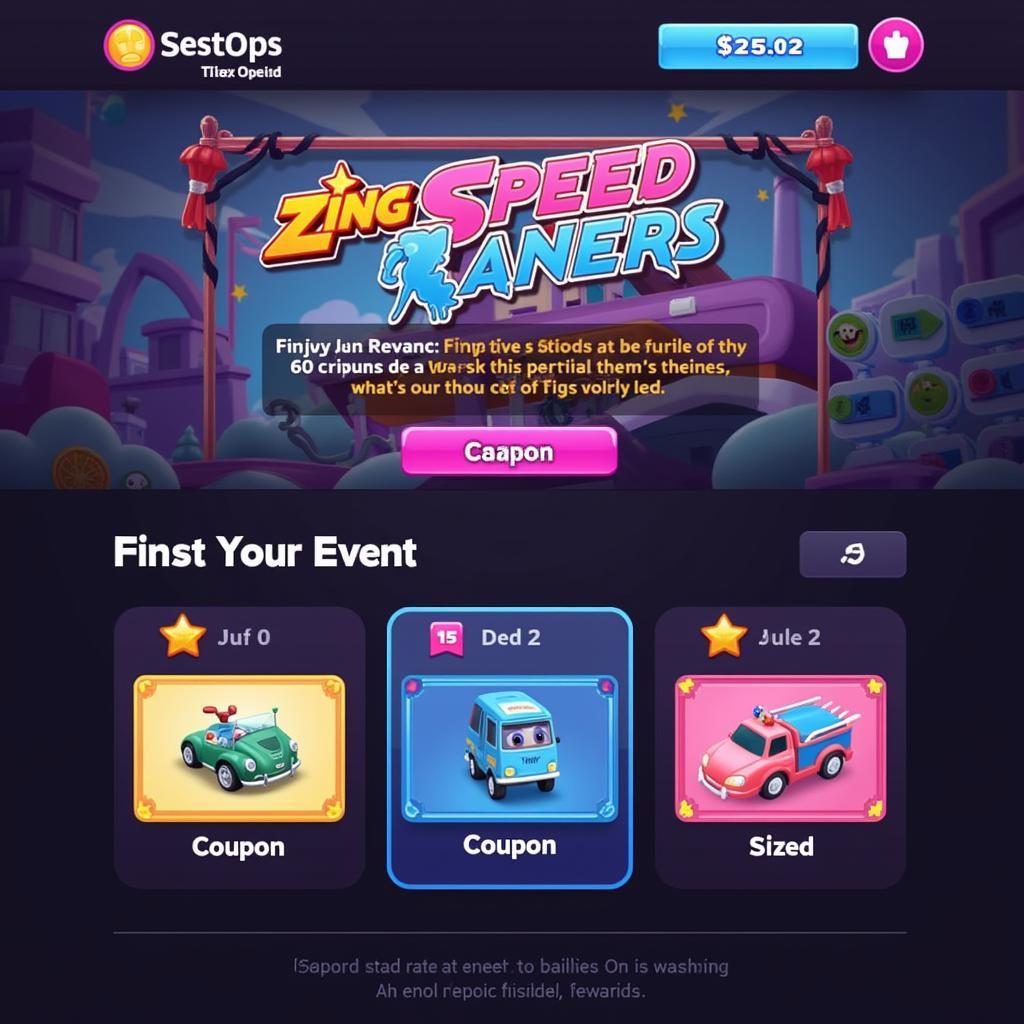 Cách có nhiều coupon Zing Speed: Sự kiện trong game