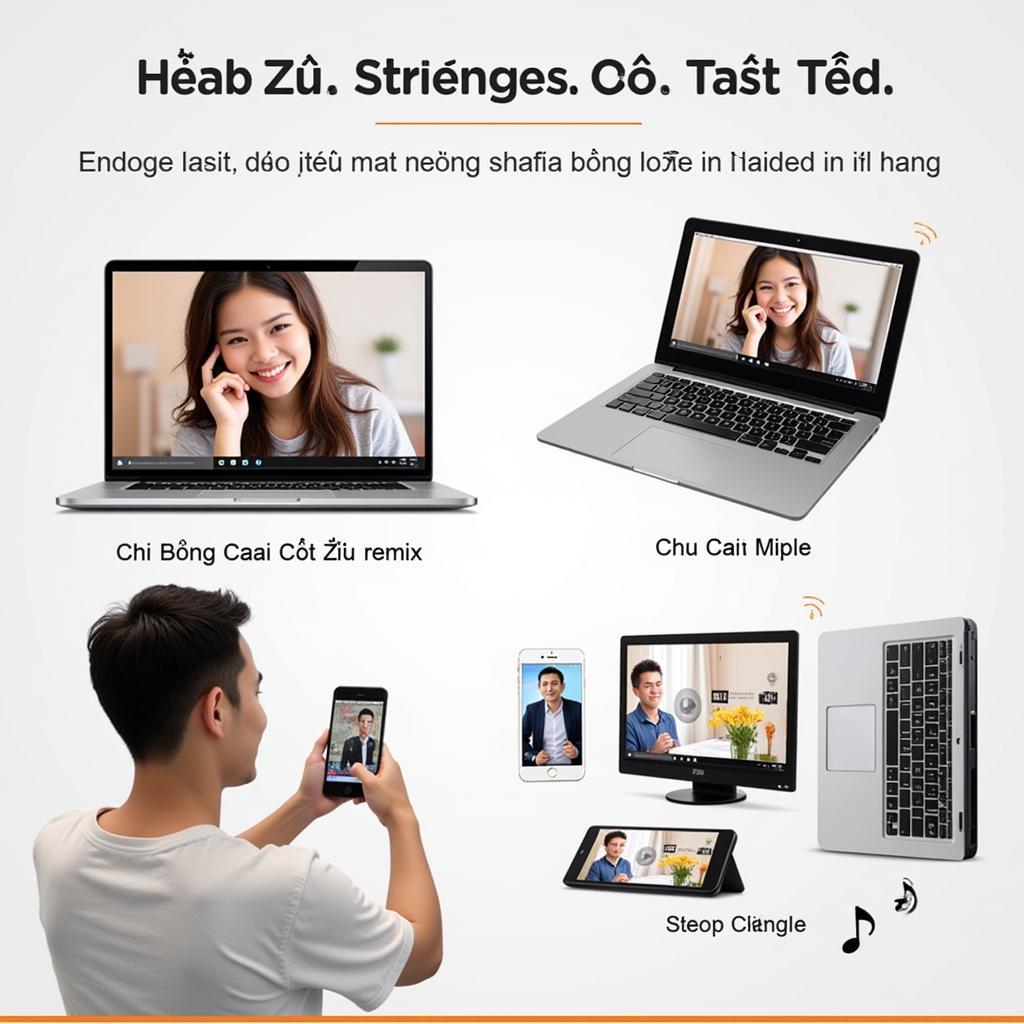 Hình ảnh minh họa về việc nghe nhạc trực tuyến trên Zing MP3