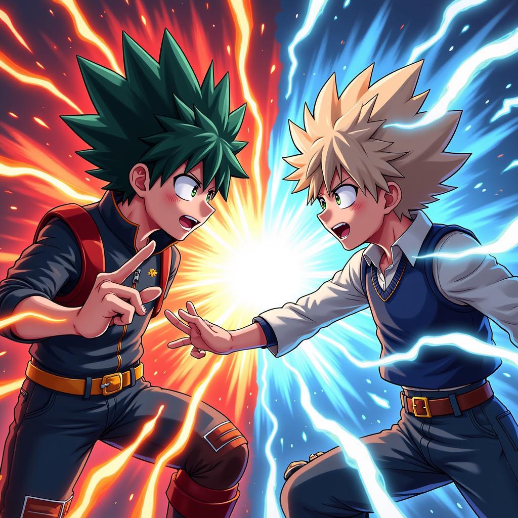 Chiến đấu kịch tính trong Hero Academia Zing