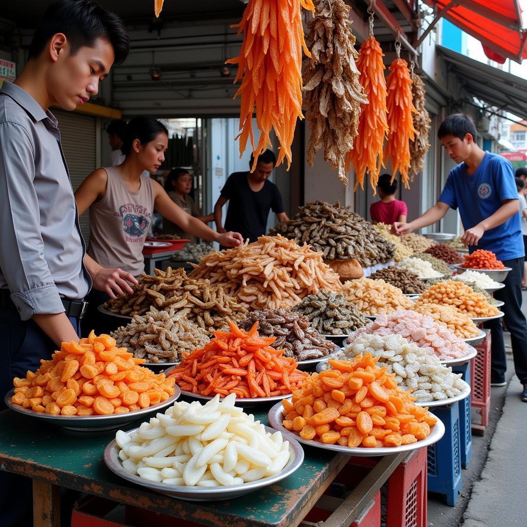 Chợ đầu mối hải sản khô Sài Gòn