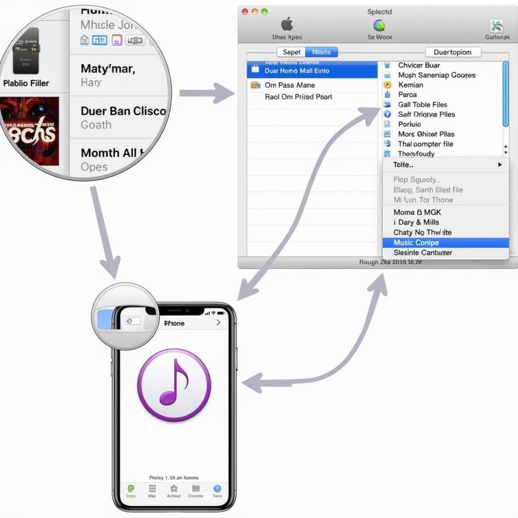 Chuyển nhạc máy tính sang Zing MP3 iPhone bằng app quản lý file