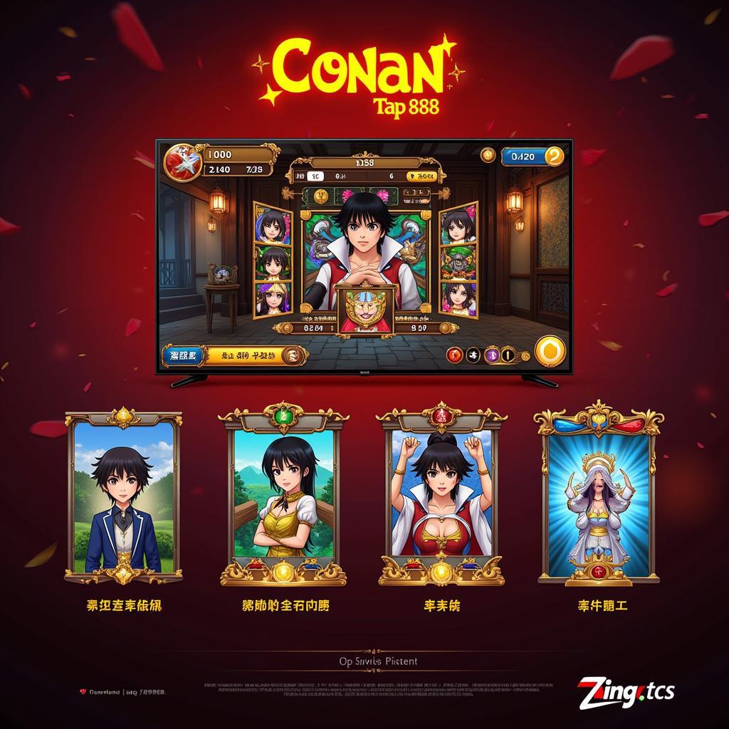 Giao diện Conan Tap 888 Zing TV