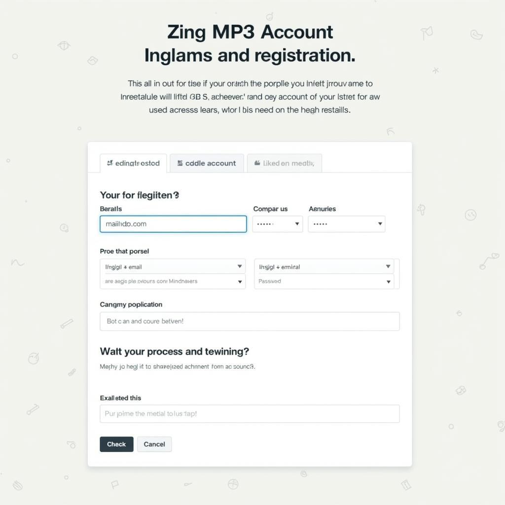 Đăng ký tài khoản Zing MP3