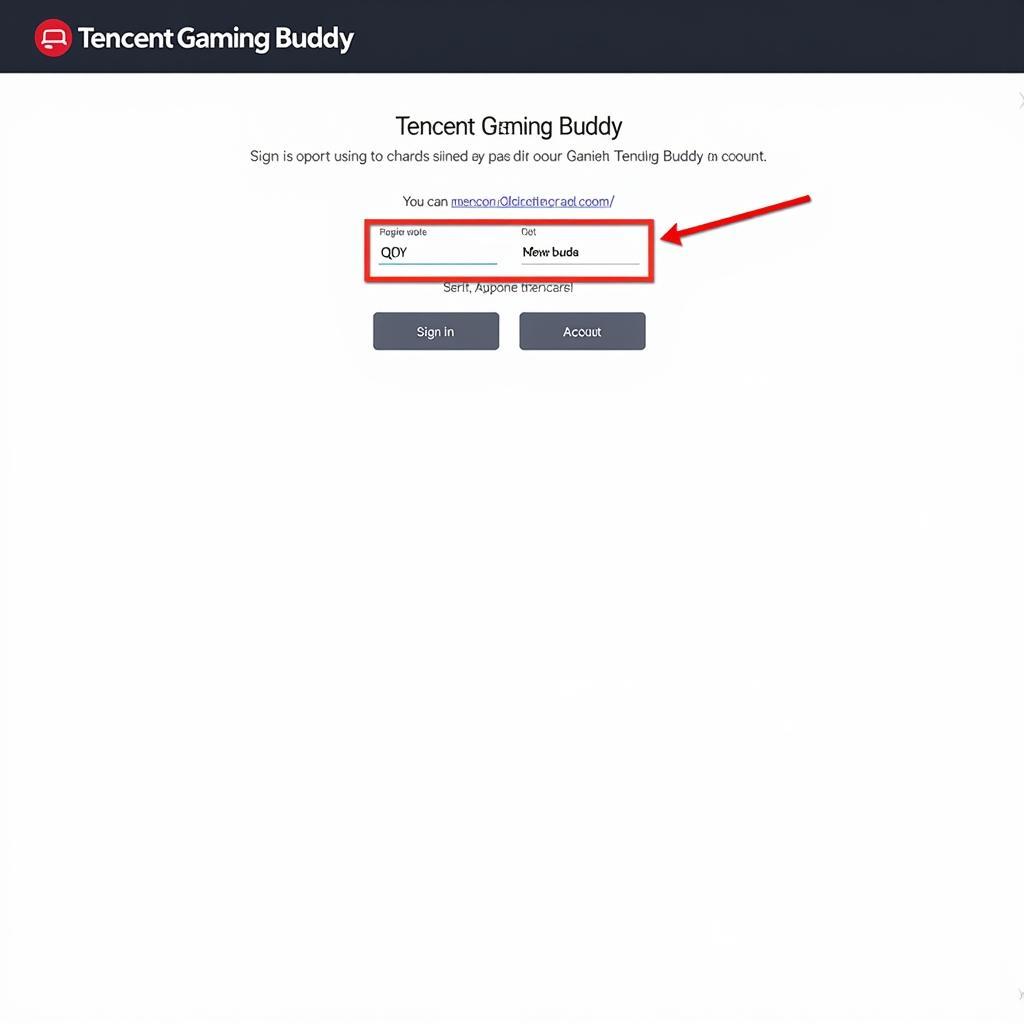 Đăng nhập Tencent Gaming Buddy