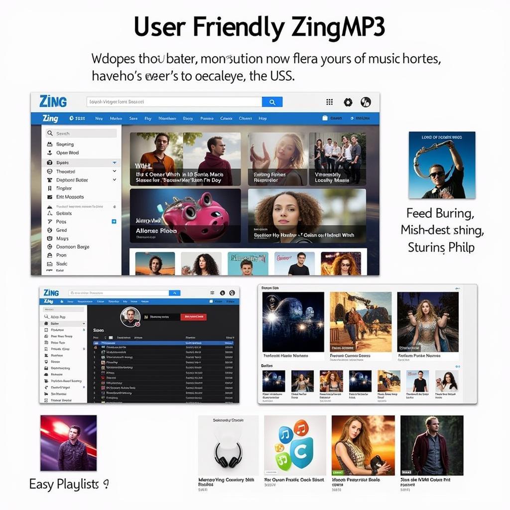 Giao diện Zing MP3