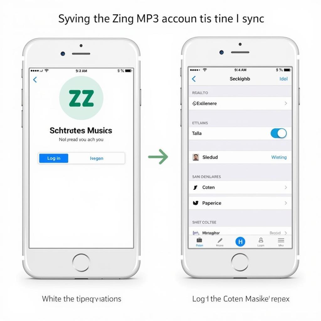 Đồng bộ tài khoản Zing MP3 trên điện thoại