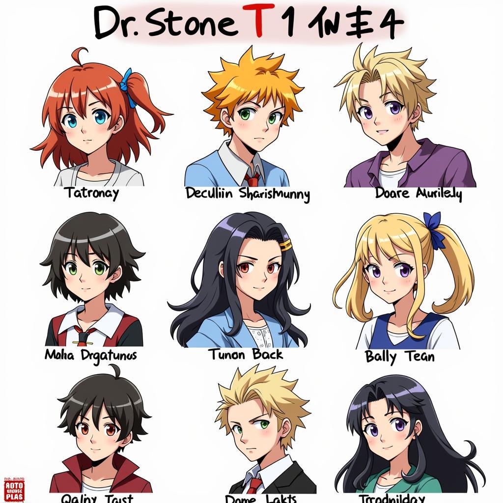 Các nhân vật chính trong Dr. Stone T1 trên Zing TV