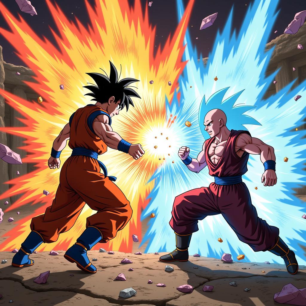 Goku đối đầu Jiren trong Dragon Ball Super tập 122 trên Zing TV