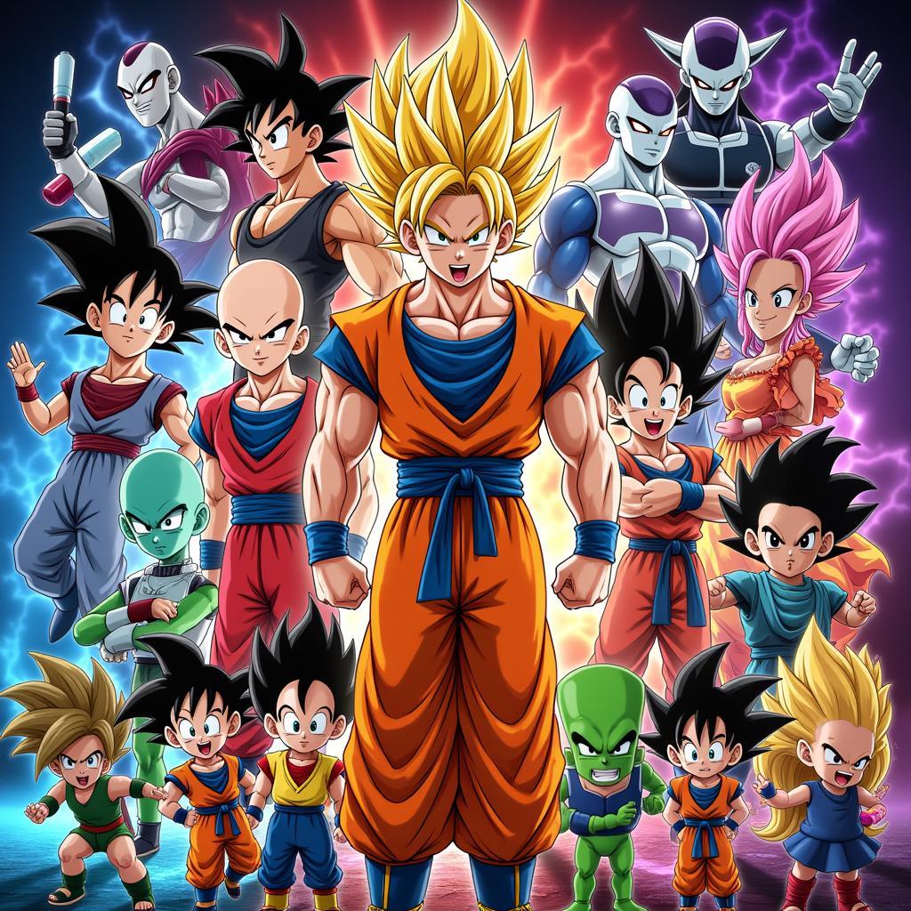 Dragon Ball Super Tap 96 Zing Characters