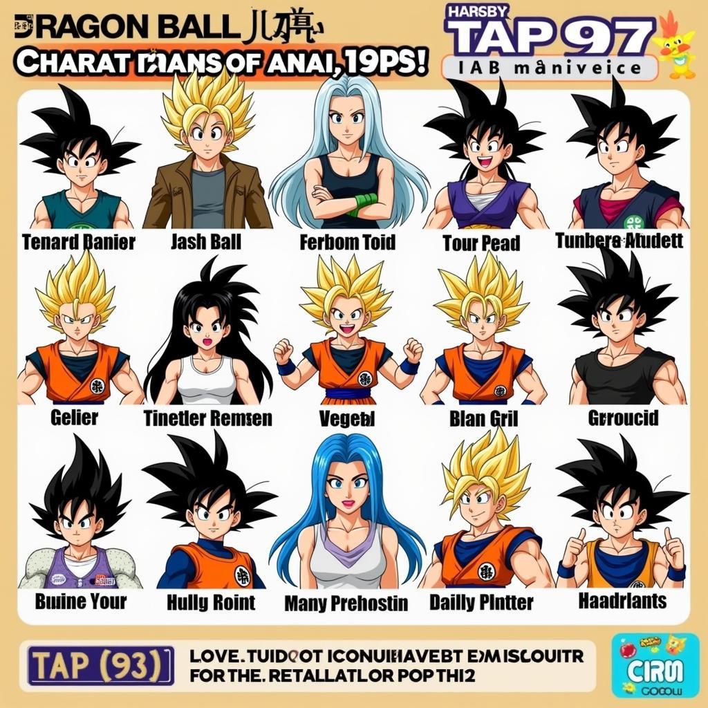 Các nhân vật trong Dragon Ball Super Tap 97 Zing TV