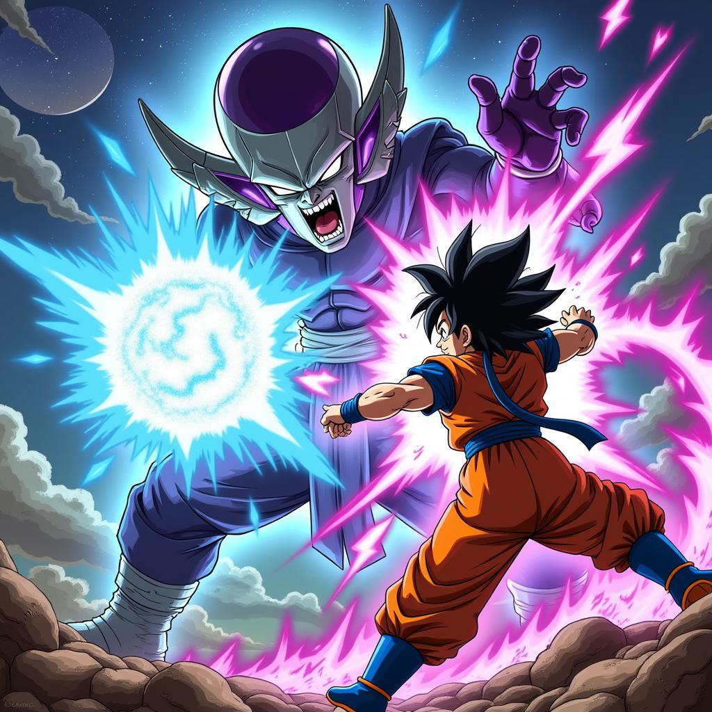 Goku vs. Beerus trong Dragon Ball Z Battle of God