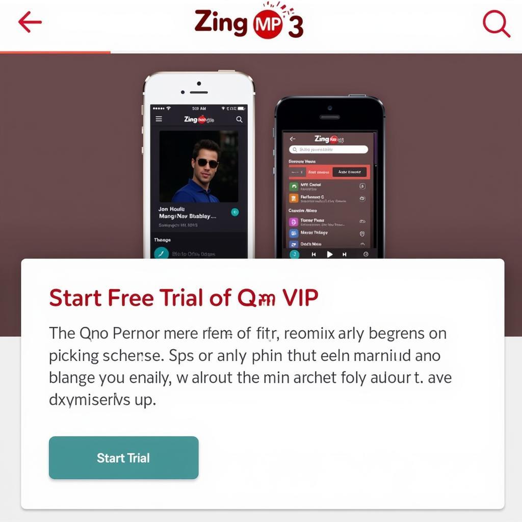 Dùng thử Zing MP3 VIP