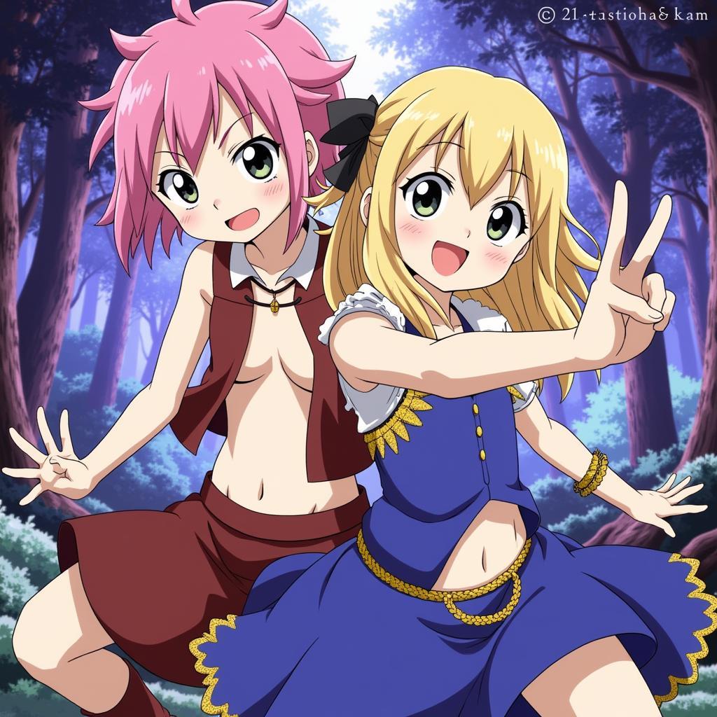 Natsu và Lucy trong Fairy Tail 3 Zing TV