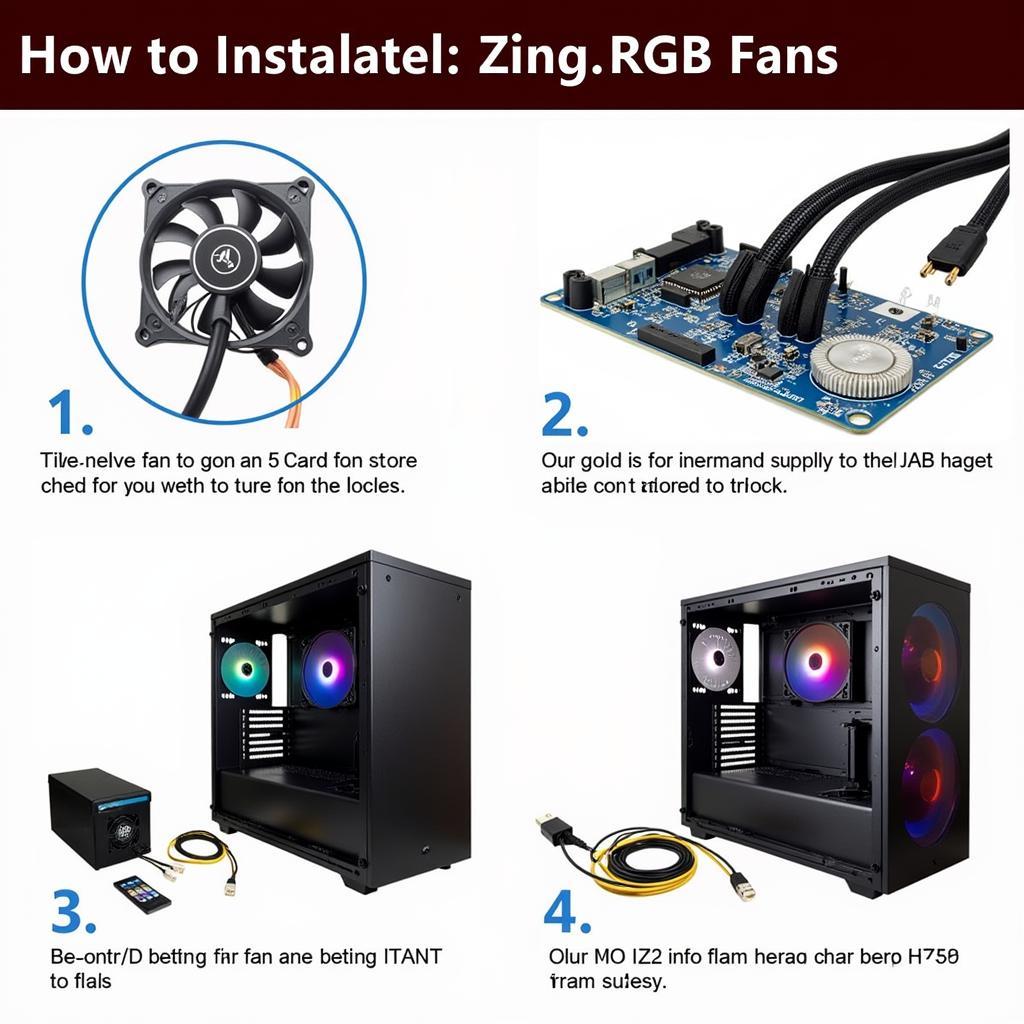 Lắp đặt Fan LED Zing.RGB