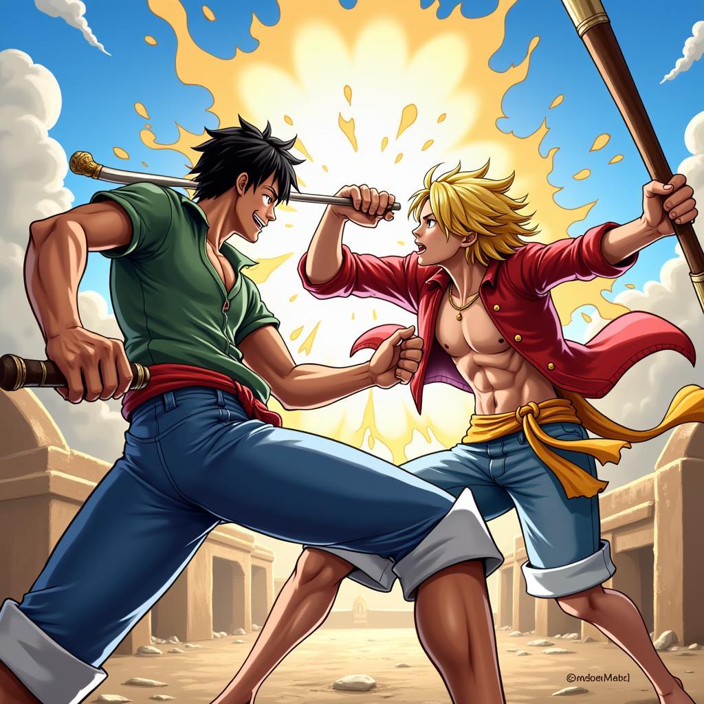 Chiến đấu trong game One Piece nhập vai Zing Me