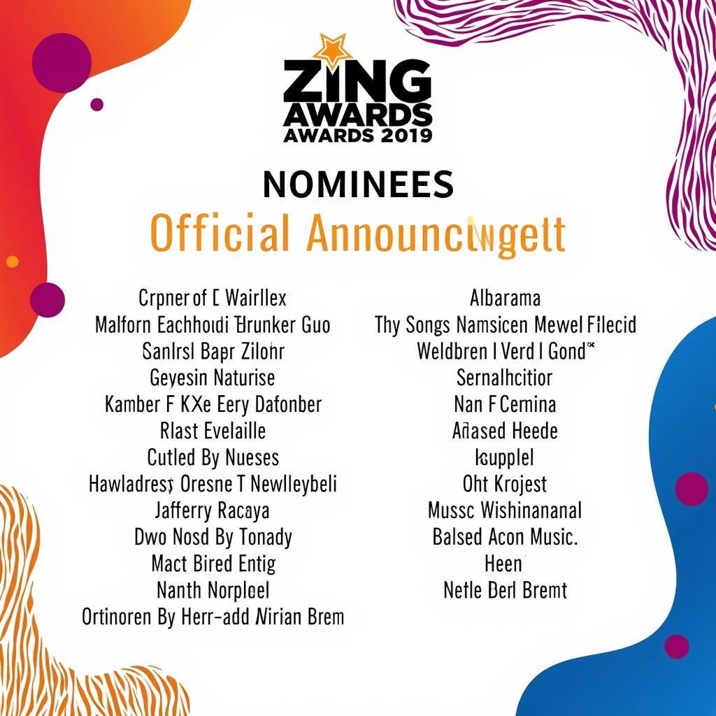 Zing Music Awards 2019 Nominees Announcement