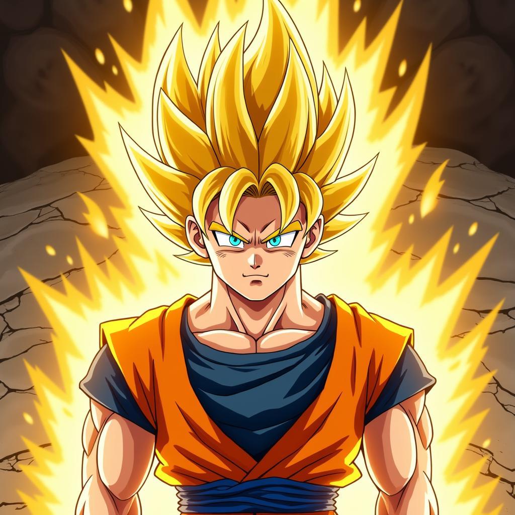 Goku biến hình Super Saiyan