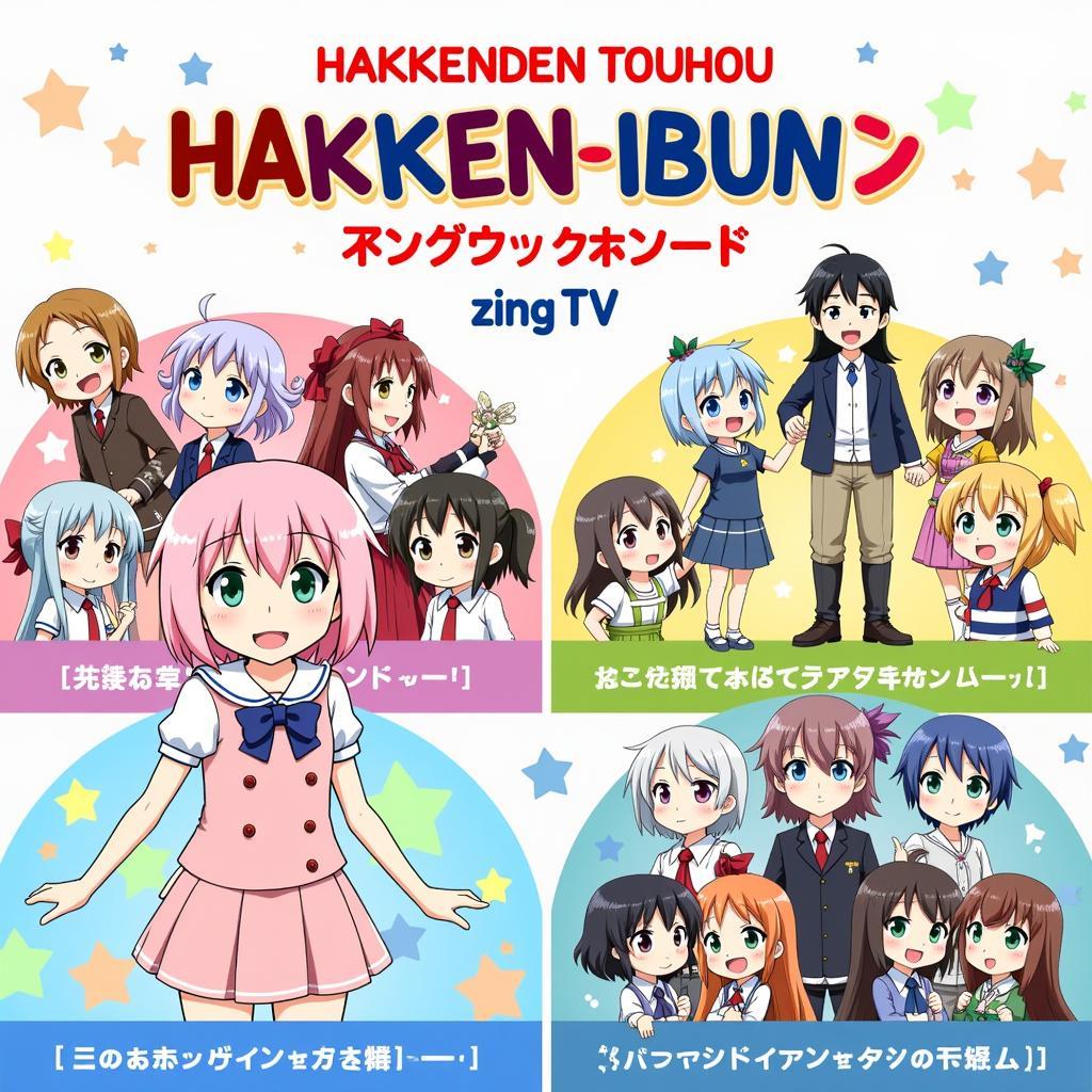 Poster Hakkenden Touhou Hakken Ibun trên Zing TV