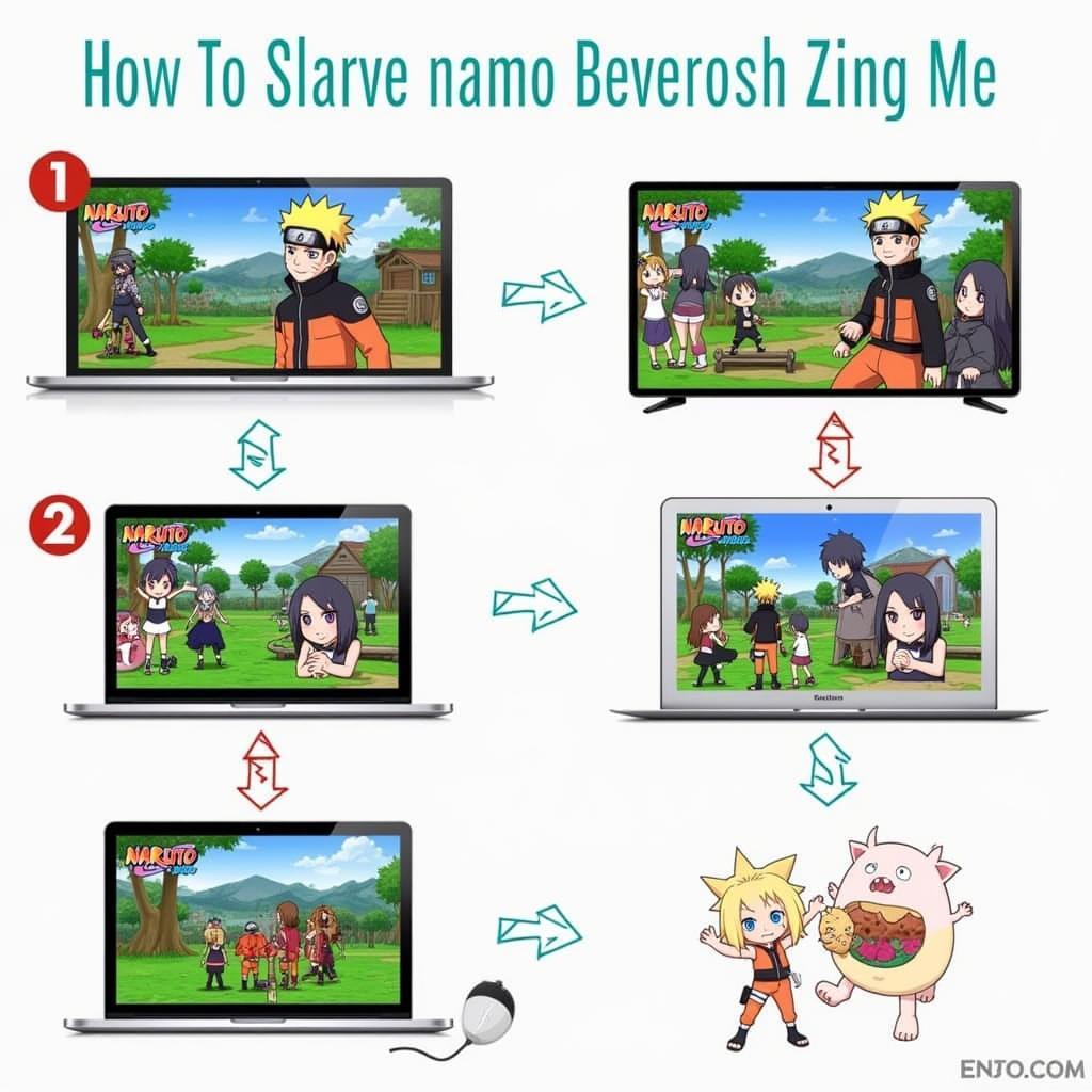 Hướng dẫn chơi game Naruto trên Zing Me