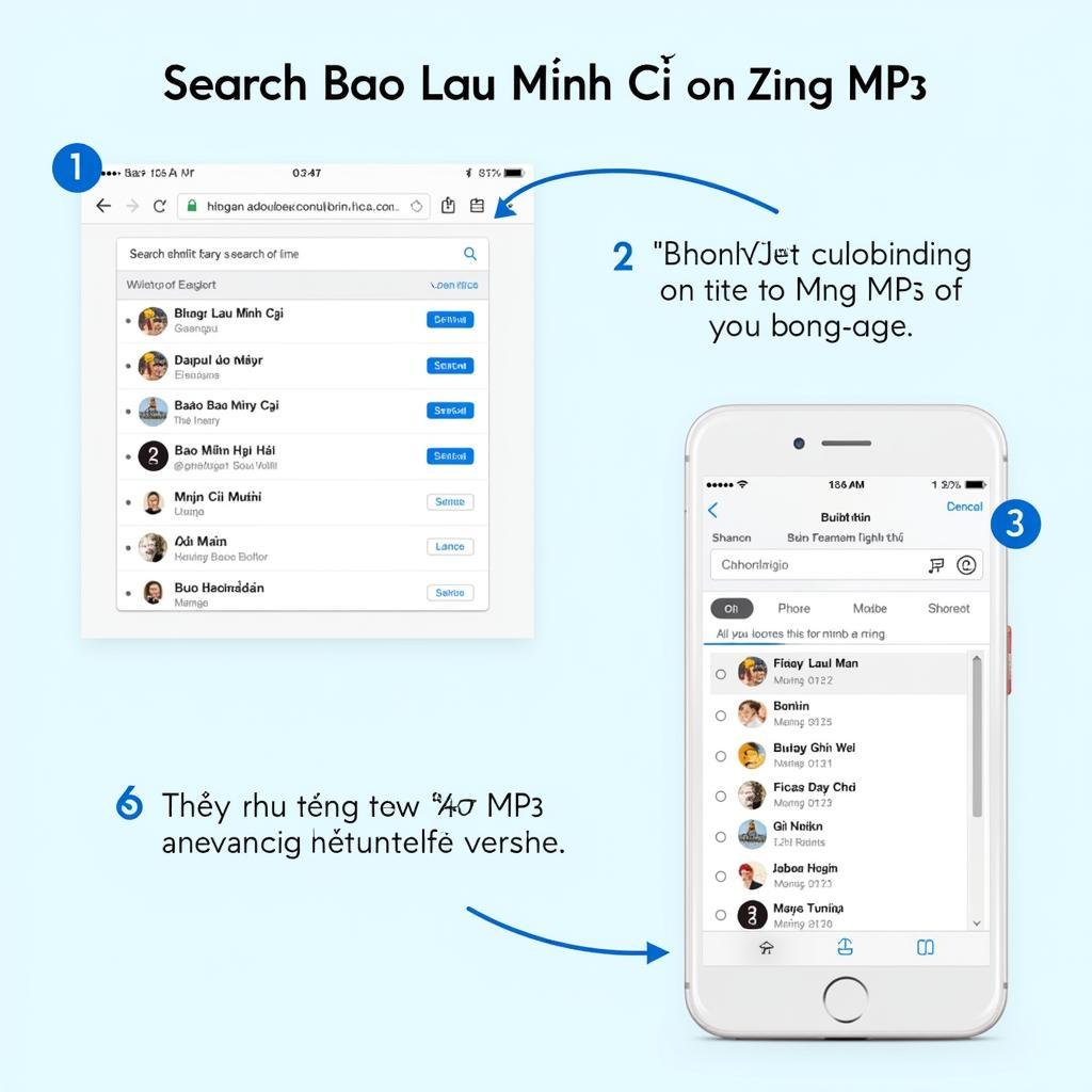 Hướng dẫn tìm kiếm "Bao Lâu Mình Cưới" trên Zing MP3