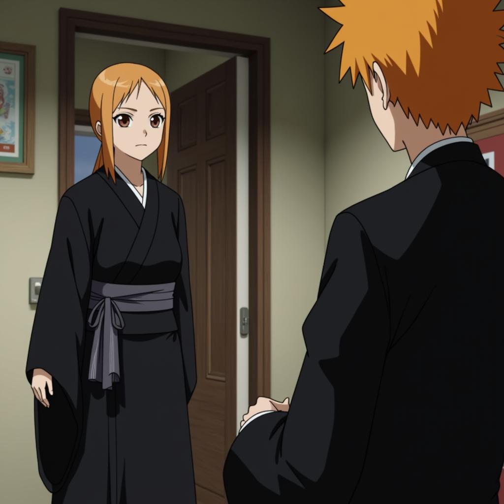 Ichigo gặp Rukia lần đầu trong Bleach tập 1