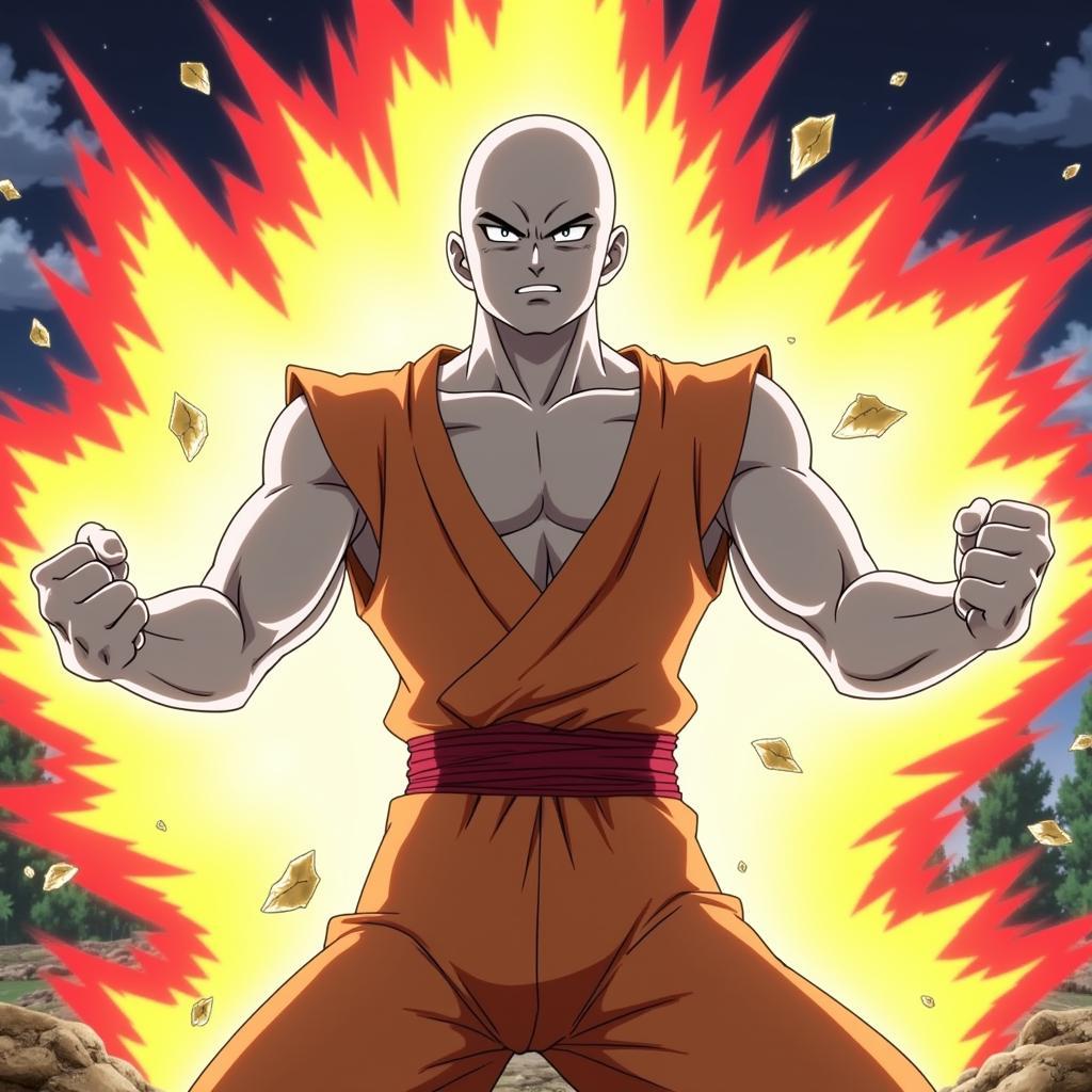 Jiren bung toàn lực trong Dragon Ball Super tập 129