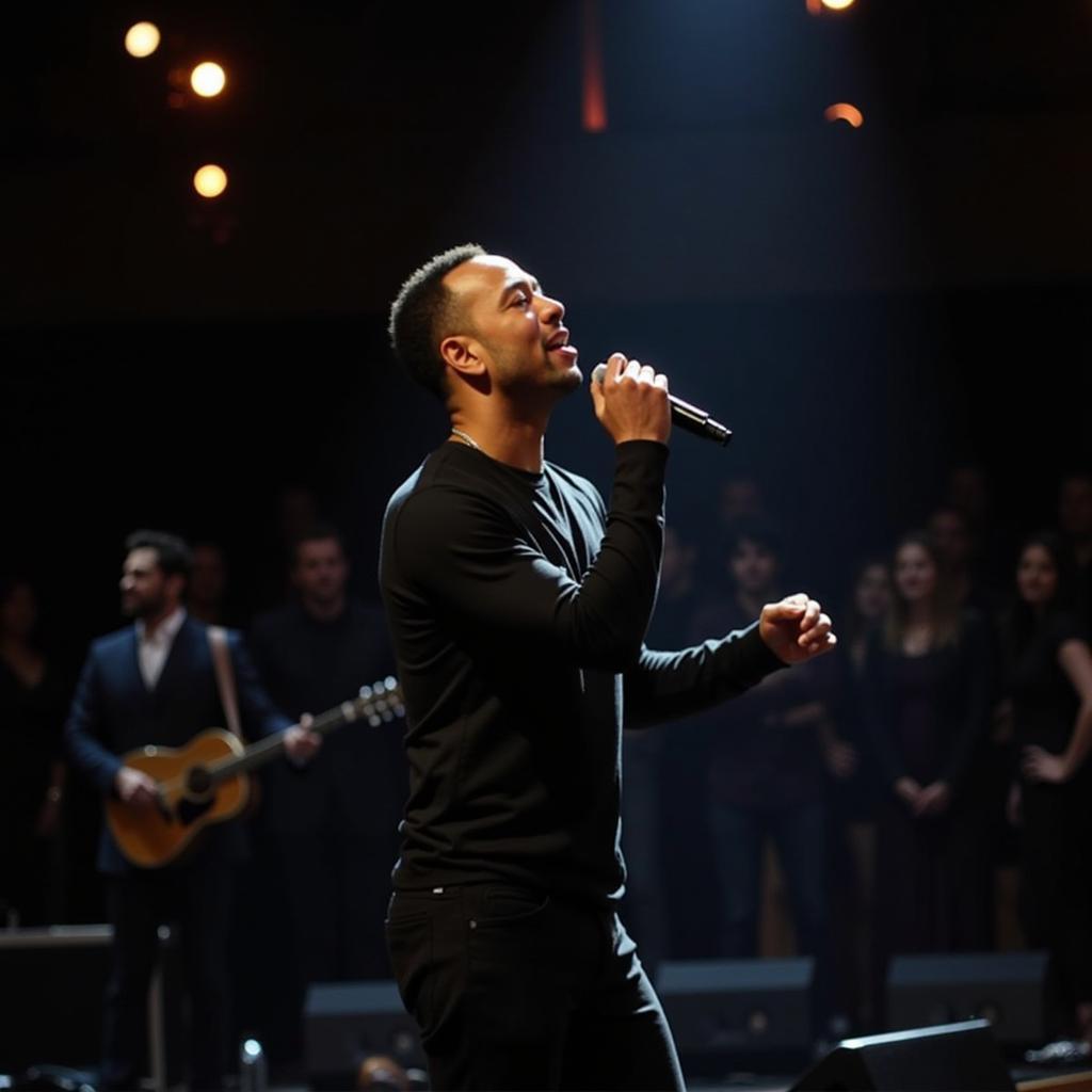 John Legend performing All of Me live in concert