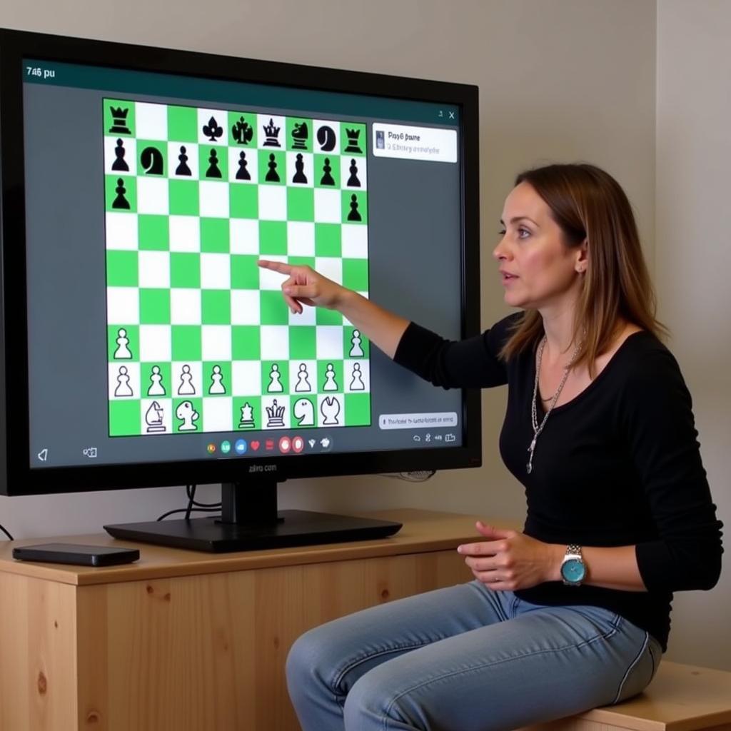 Judit Polgar hướng dẫn chiến thuật cờ vua trên Zing Game